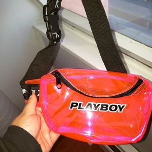 NEON SEE-THROUGH PLAYBOY FANNYPACK